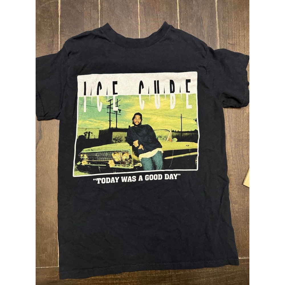 Ice Cube Today Was A Good Day T Shirt Men Small Black Hip Hop Rap Graphic Tee